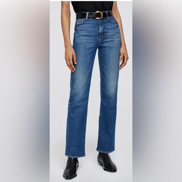 Jonathan Simkhai NWT The Liam Straight Jeans in Coronado (JS-2) - Picture 2 of 5